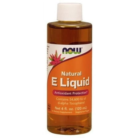 NOW Foods Natural E Liquid Antioxidant Protection, 4 Fl Oz