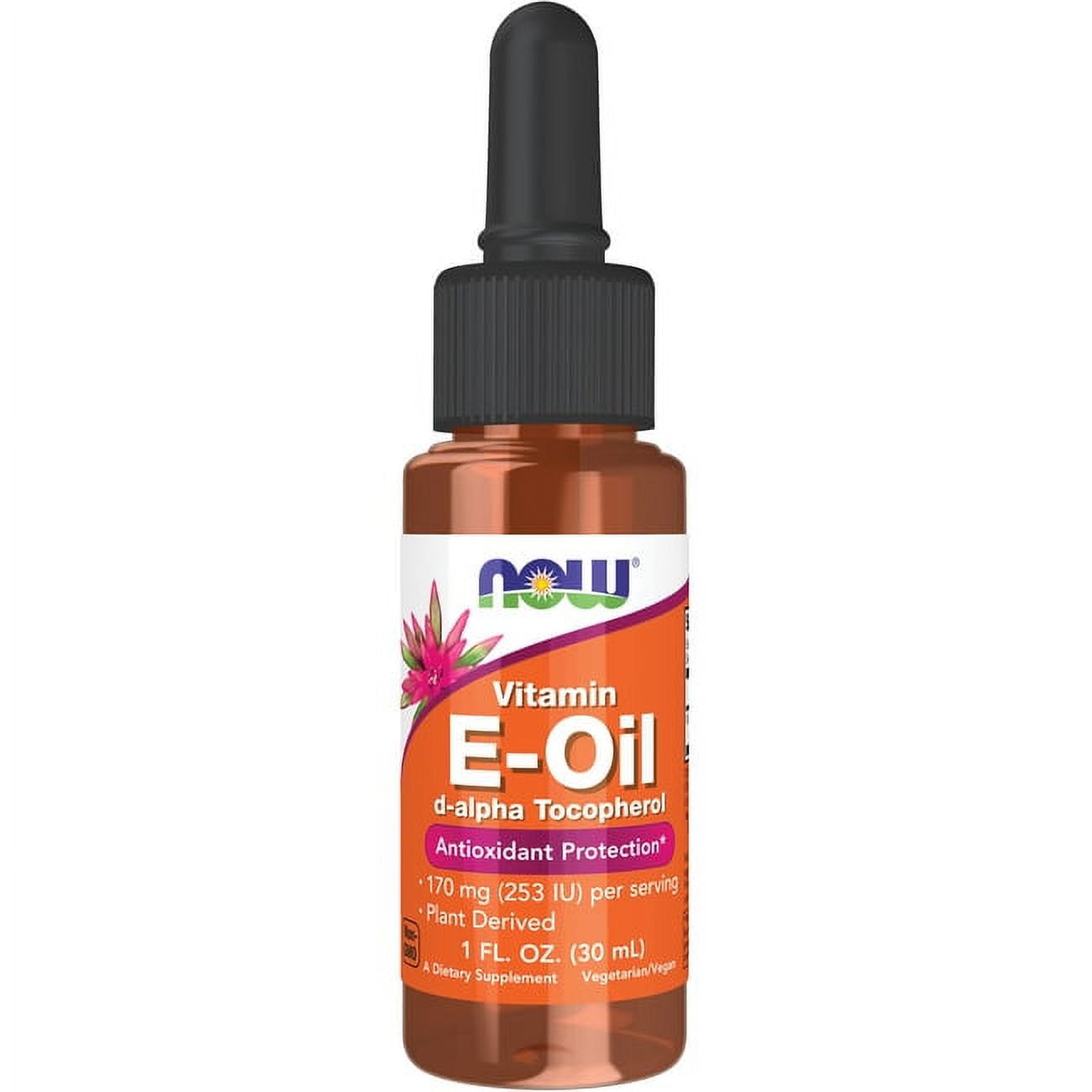 NOW Foods Natural Vitamin E Liquid Antioxidant Protection 23000 IU