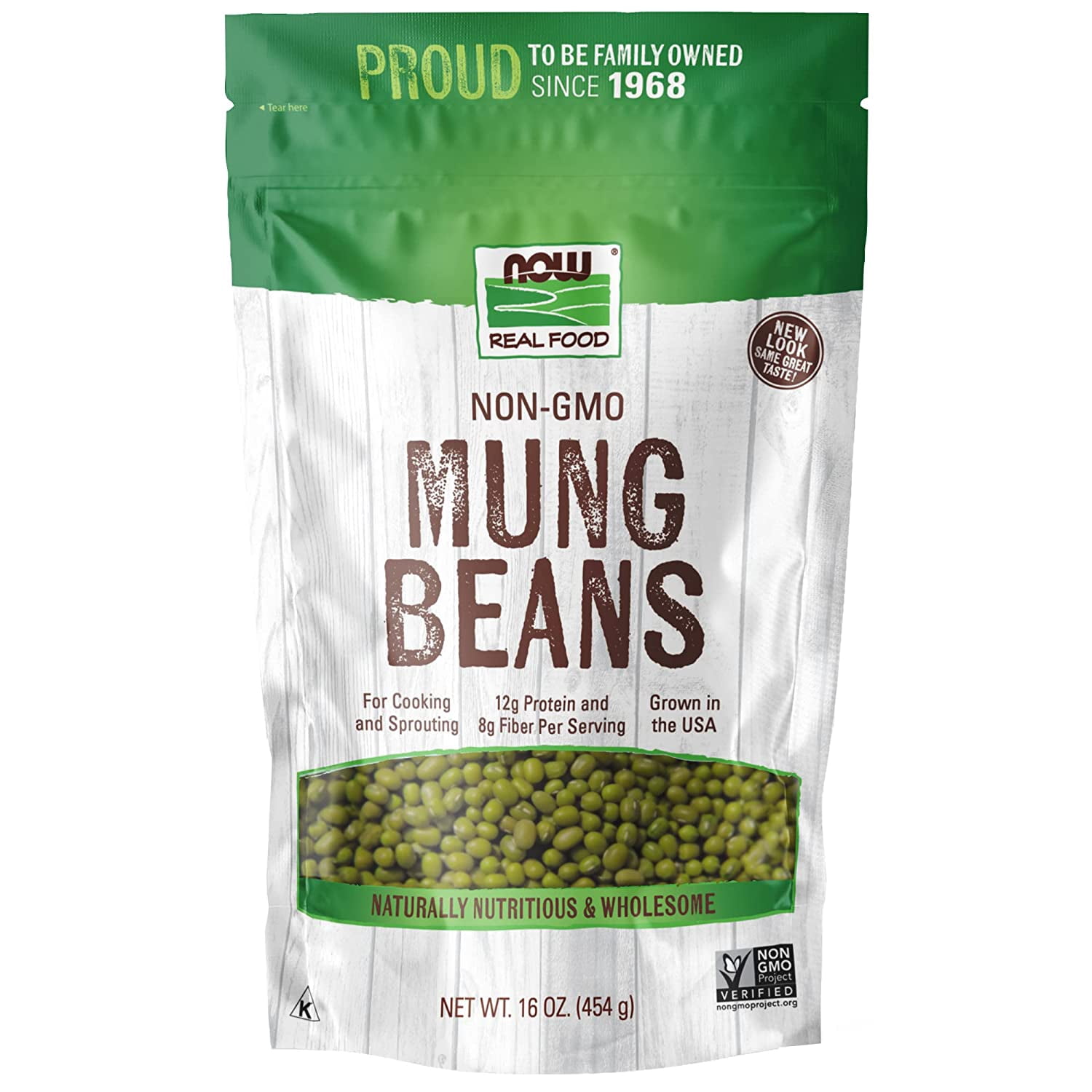 NOW, Mung Bean Sprouts, Organic, Naturally Nutritious - Walmart.com