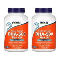 NOW Foods Now Foods DHA-500, 180 Softgels - 2 Pack