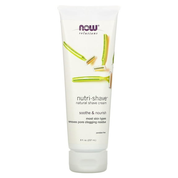 NOW Foods - Nutri-Shave Natural Shave Cream - 8 oz.