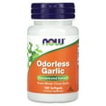 thumbnail image 1 of NOW Foods Odorless Garlic, Concentrated Extract, 100 Softgels (25 mg per Softgel), 1 of 5