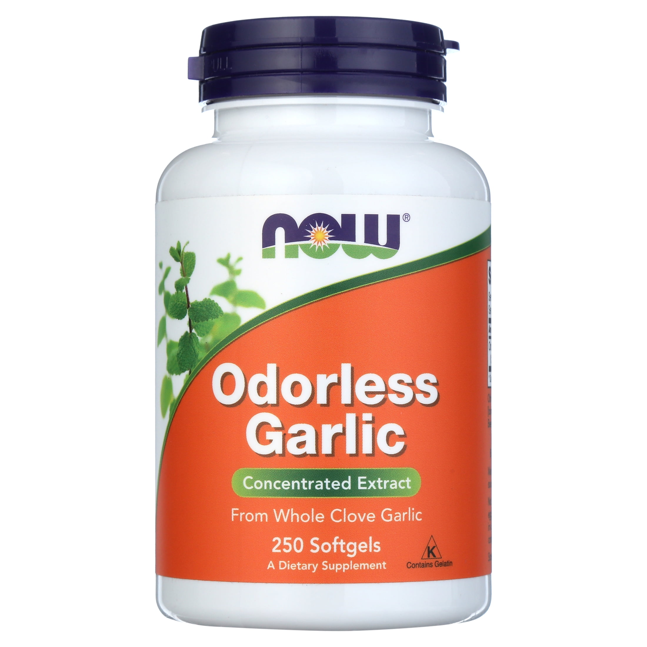 NOW Foods Odorless Garlic Extract, Health Supplement, 250 Ct
