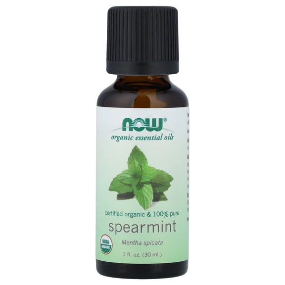 NOW Foods Organic Essential Oils, Spearmint, 1 fl oz (30 ml)