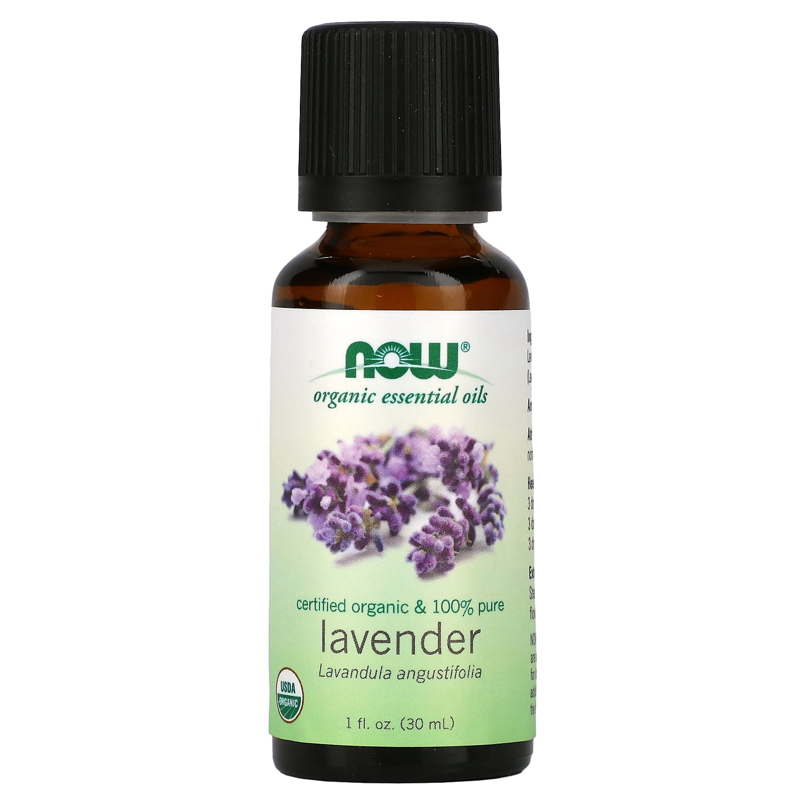 NOW Foods Organic Lavender Oil, 1 Fluid Ounce - Walmart Business Supplies