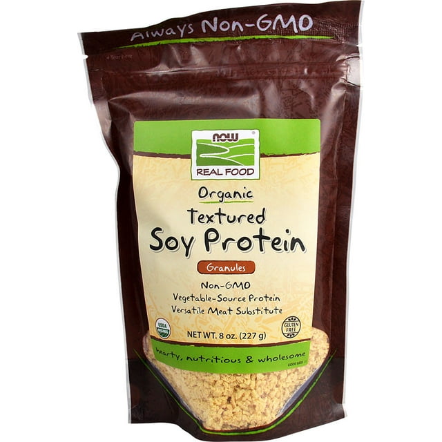 NOW Foods Organic Textured Soy Protein Granules 8 oz