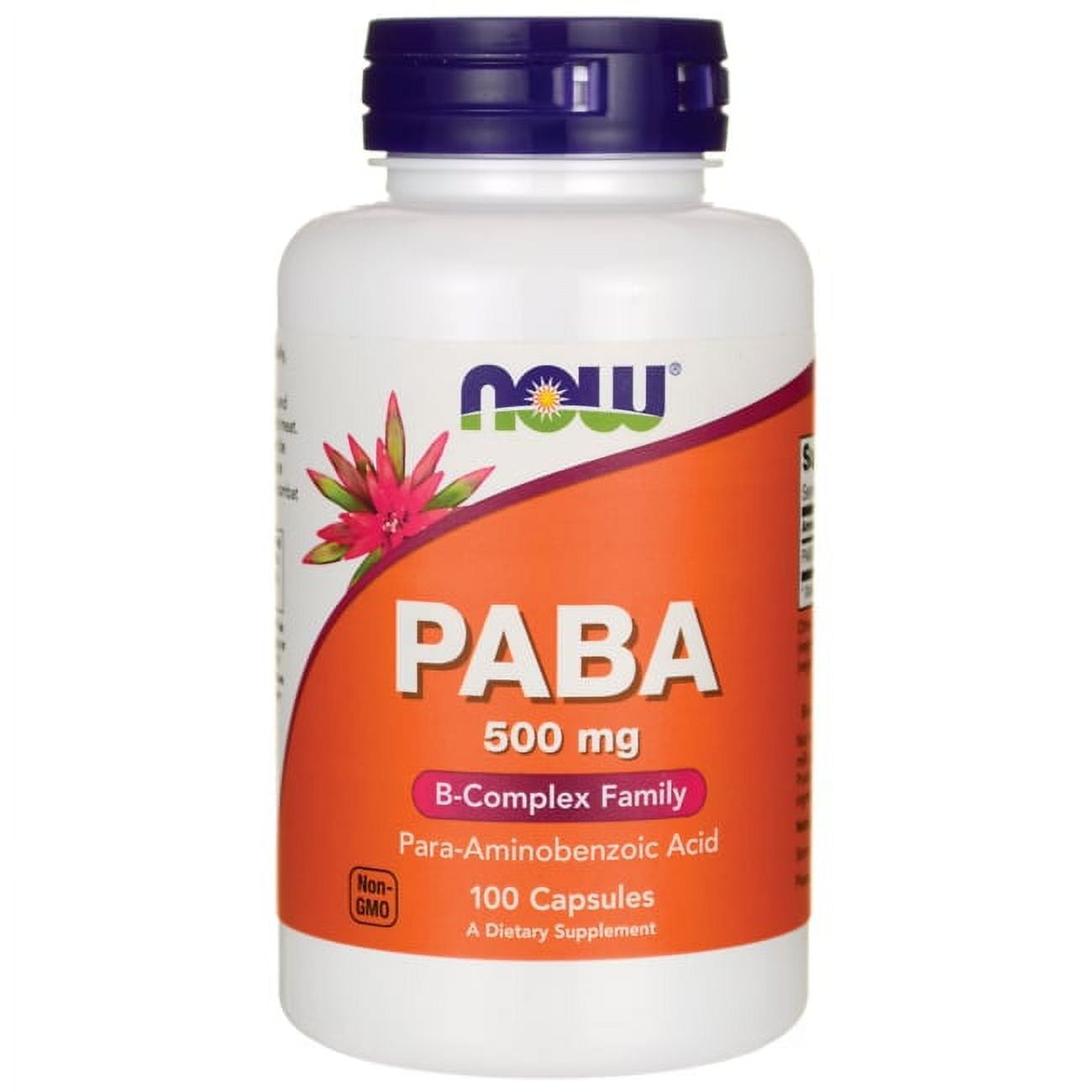 NOW Foods Paba 500 mg 100 Caps - Walmart.com