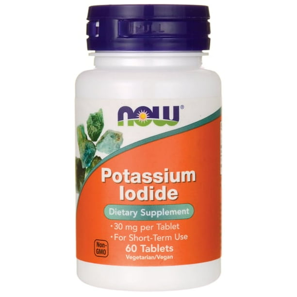NOW Foods Potassium Iodide 30 mg. 60 Tablets