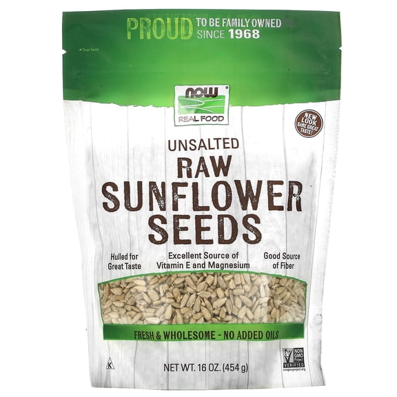 NOW Sunflower Seeds, Raw & Unsalted