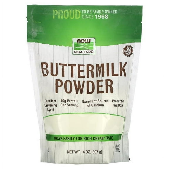 NOW Foods, Real Food, Buttermilk Powder, 14 oz Pack of 3