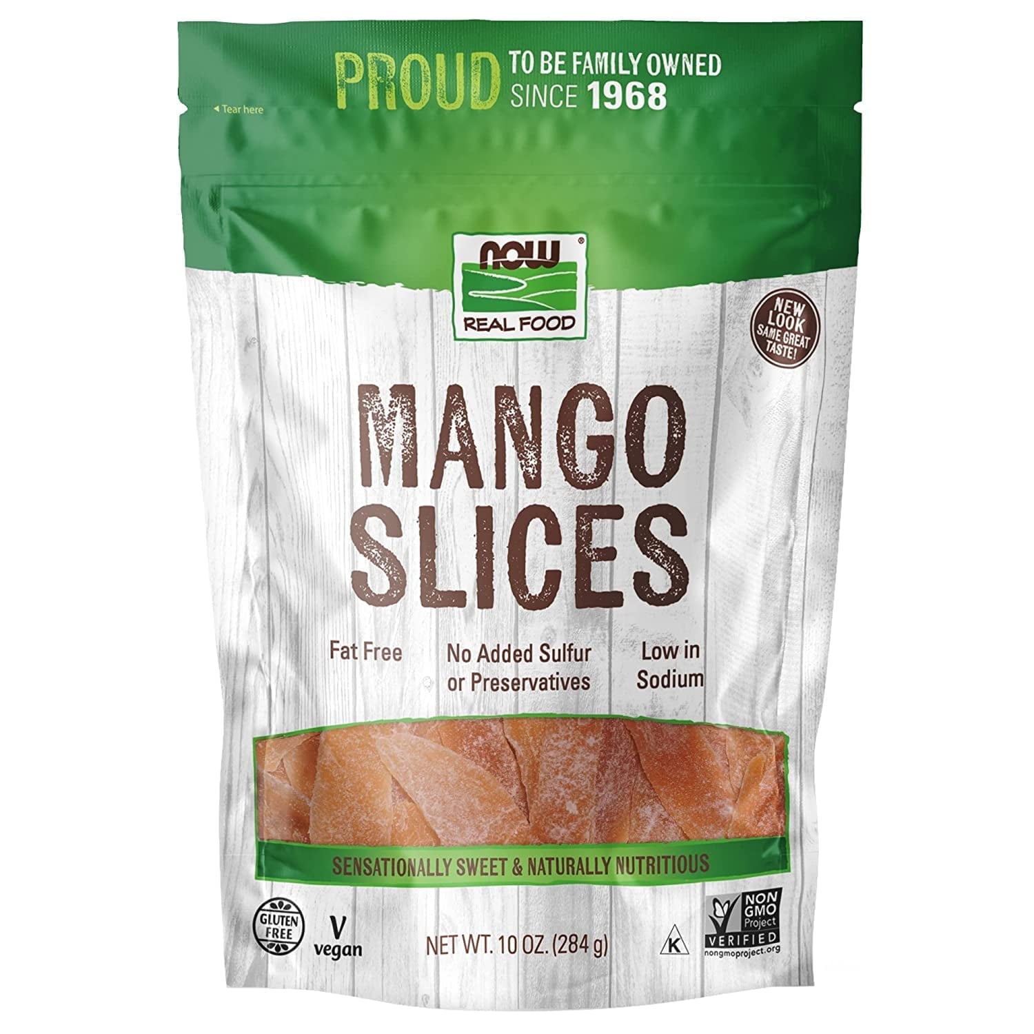 NOW Foods, Real Food, Mango Slices, 10 oz Pack of 2
