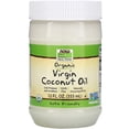 thumbnail image 1 of NOW Foods, Real Food, Organic Virgin Coconut Oil, 12 fl oz Pack of 2, 1 of 3