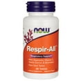 thumbnail image 1 of NOW Foods - Respir-All Respiratory Support - 60 Tablets (Formerly Allergy Support), 1 of 3