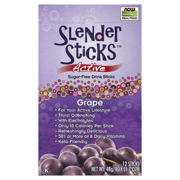 Active Grape Slender Sticks - 12/Box