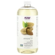 NOW Solutions, Sweet Almond Oil, Pure Moisturizing Oil, Promotes Healthy-Looking Skin, Unscented Oil, 32-Ounce
