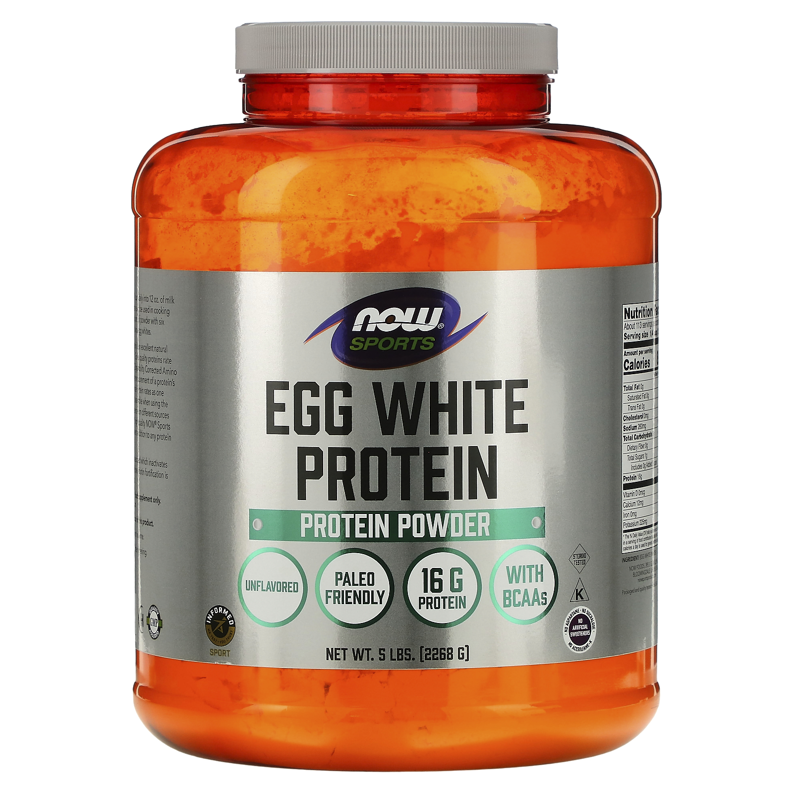 MRM Egg White Protein Powder, Rich Vanilla, 23g Protein, 1.5 Lb