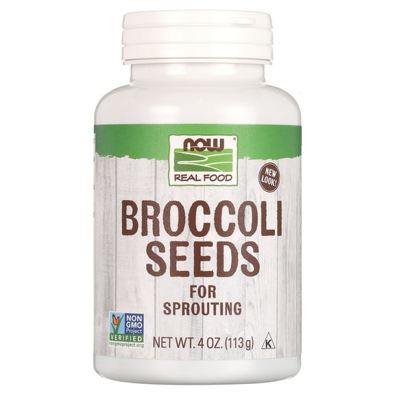 NOW Foods Sprouted Seed, Broccoli, 4 Oz