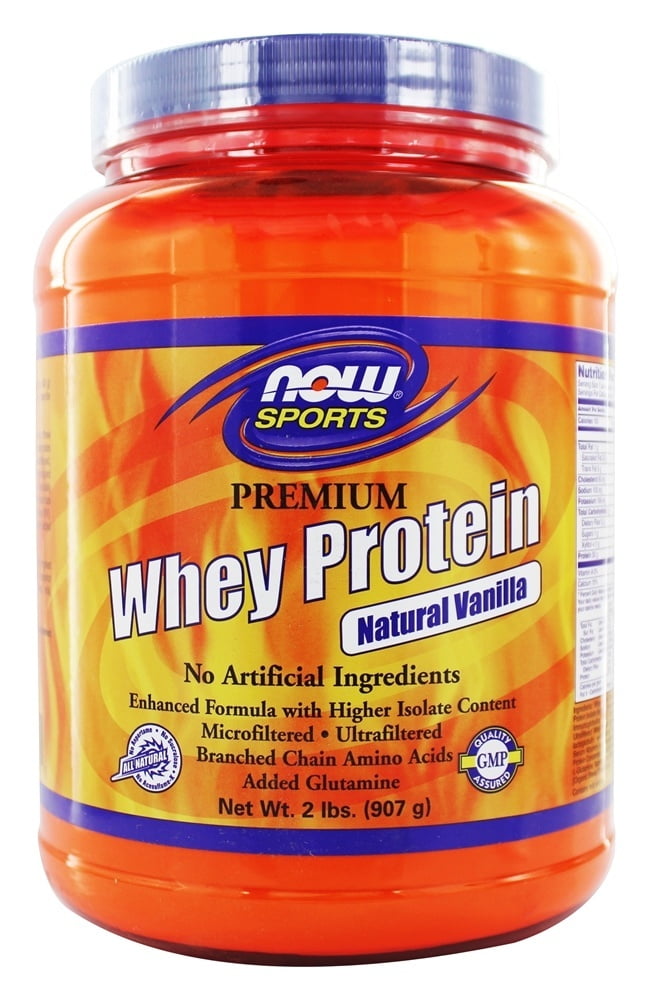 NOW Foods Whey Protein Natural Vanilla 2 lbs.
