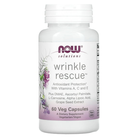 NOW Foods Wrinkle Rescue 60 Veg Caps
