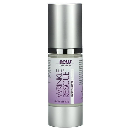 NOW Foods Solutions Wrinkle Rescue Moisturizer, 2 Oz