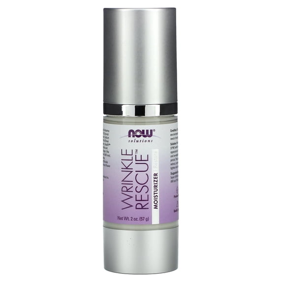 NOW Foods Solutions Wrinkle Rescue Moisturizer, 2 Oz