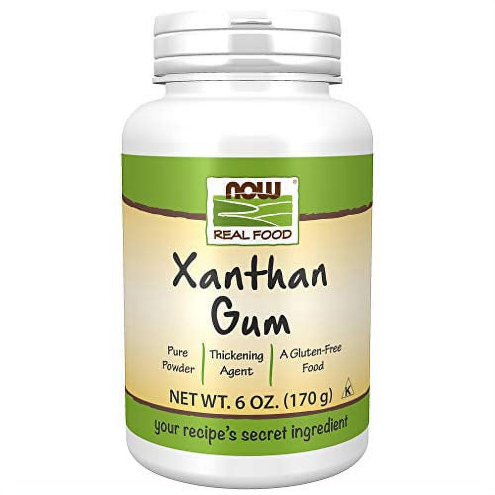 NOW Foods, Xanthan Gum Pure Powder, Kosher and Gluten-Free Natural Thickener, 6-Ounce