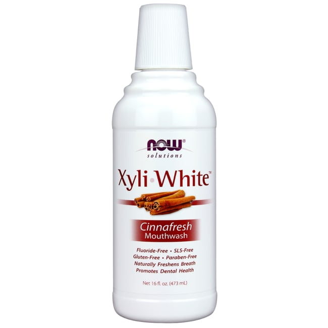 NOW Foods Xyli-White Mouthwash - Cinnafresh 16 fl oz Liq - Walmart.com