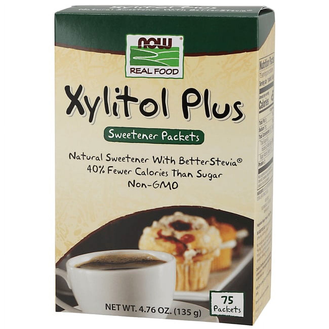 NOW Foods Xylitol Plus 75 Pkts