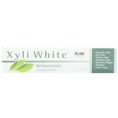 NOW Foods Xyliwhite, Refreshmint, 6.4 Ounce (Pack of 4)