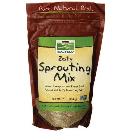 NOW Foods Real Food, Zesty Sprouting Mix, 16 oz (454 g)
