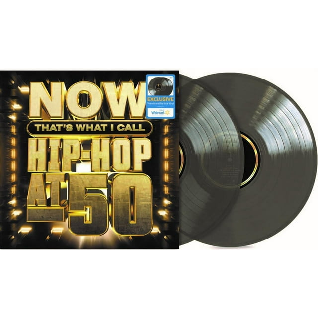 NOW Hip-Hop 50th Anniversary (Walmart Exclusive Translucent Black Ice Vinyl) - Hip-Hop 2 LP