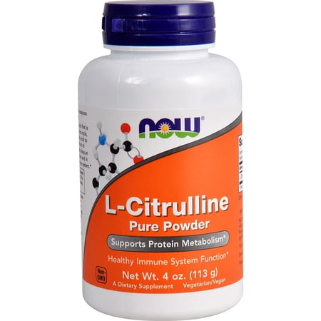 NOW L-Citrulline Pure Powder -- 4 oz