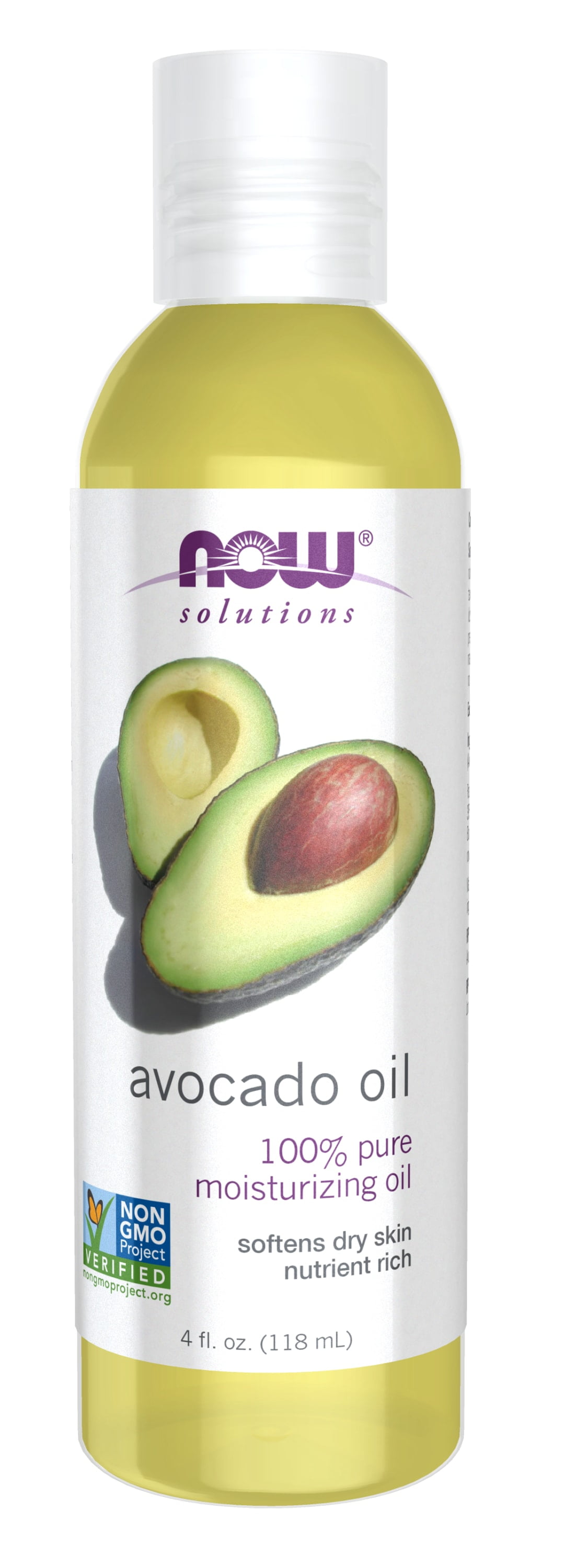 NOW Solutions, Avocado Oil, 100 Pure Moisturizing Oil, Nutrient Rich