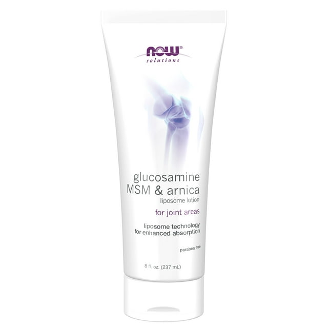 NOW Solutions, Glucosamine, MSM and Arnica Liposome Lotion, For Joint