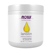NOW Solutions, Pure Lanolin, Wind and Harsh Environment Skin Protectant, Thick Jelly, For Rough Dry Skin, 7-Ounce