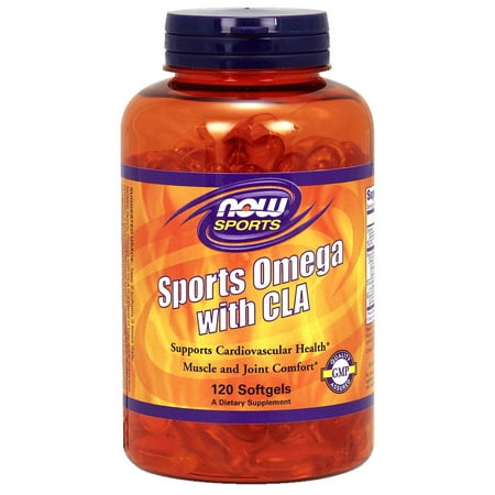NOW Sporta Omega with CLA, Heart and Joint Care, 120ct