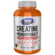 NOW Sports Nutrition, Creatine Monohydrate Powder, Mass Building*/Energy Production*, 8-Ounce