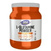 NOW Sports Nutrition, L-Glutamine Pure Powder, Nitrogen Transporter*, Amino Acid, Unflavored, 35.3-Ounce