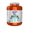 thumbnail image 1 of NOW Sports Nutrition, Pea Protein 24 g, Fast Absorbing, Unflavored Powder, 7-Pound, 1 of 11