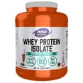 thumbnail image 1 of NOW Sports Nutrition, Whey Protein Isolate, 25 G With BCAAs, Creamy Chocolate Powder, 5-Pound, 1 of 4