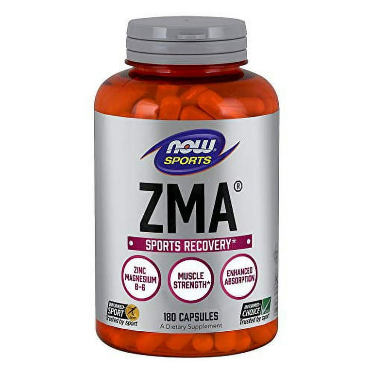 NOW Sports Nutrition, ZMA (Zinc, Magnesium and Vitamin B-6