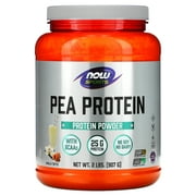 NOW Sports Pea Protein Powder, Vanilla Toffee, 24g Protein, 2.0lb, 32.0oz