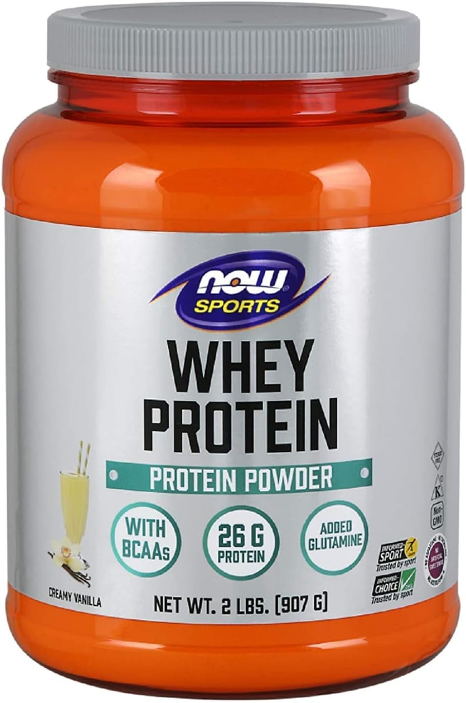 NOW Sports Whey Protein Natural Vanilla 2 lbs