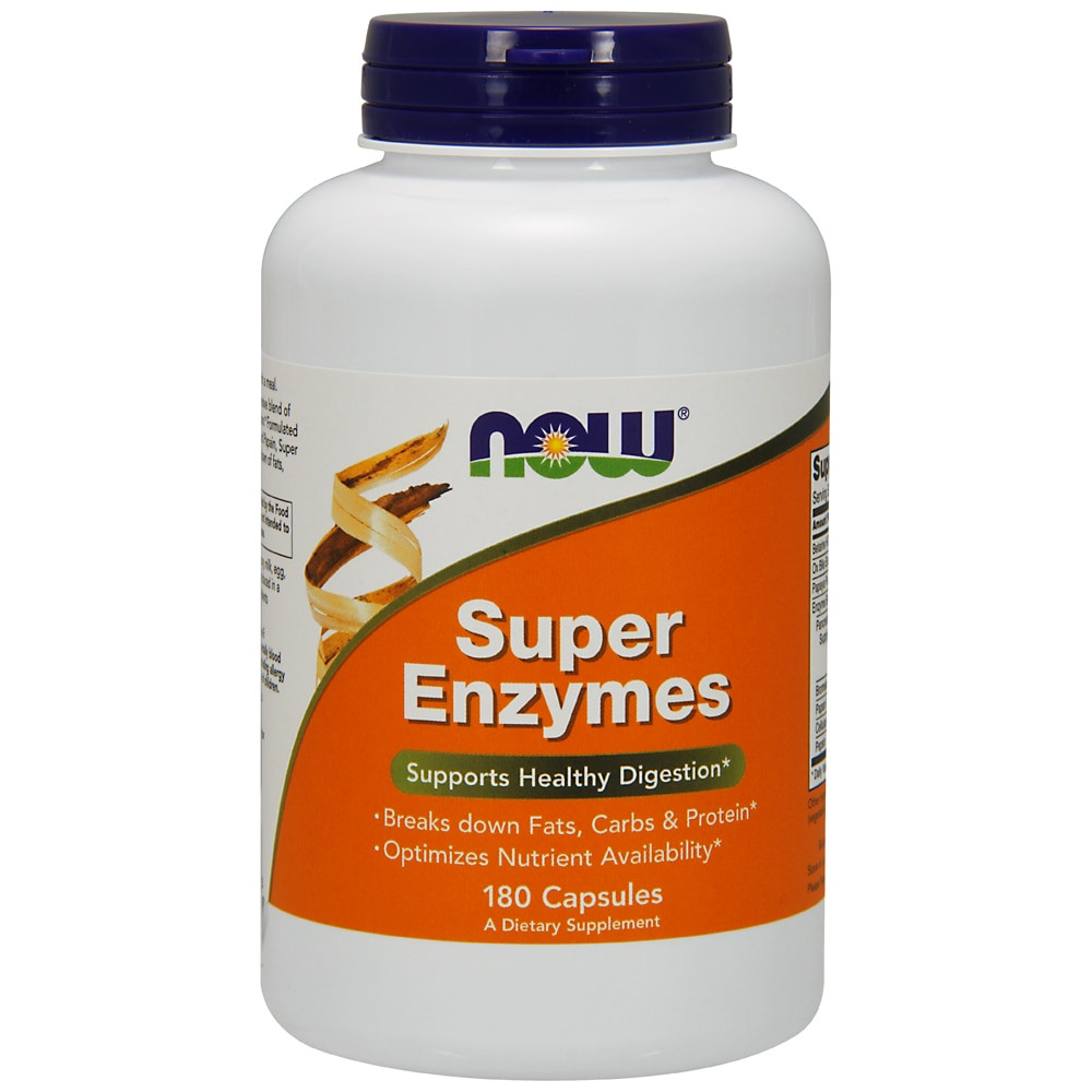 NOW Super Enzymes -- 180 Capsules