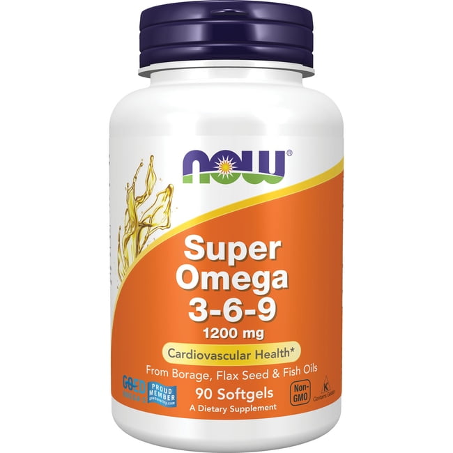 NOW Super Omega 369 Softgels, 1200 mg, 90 Count
