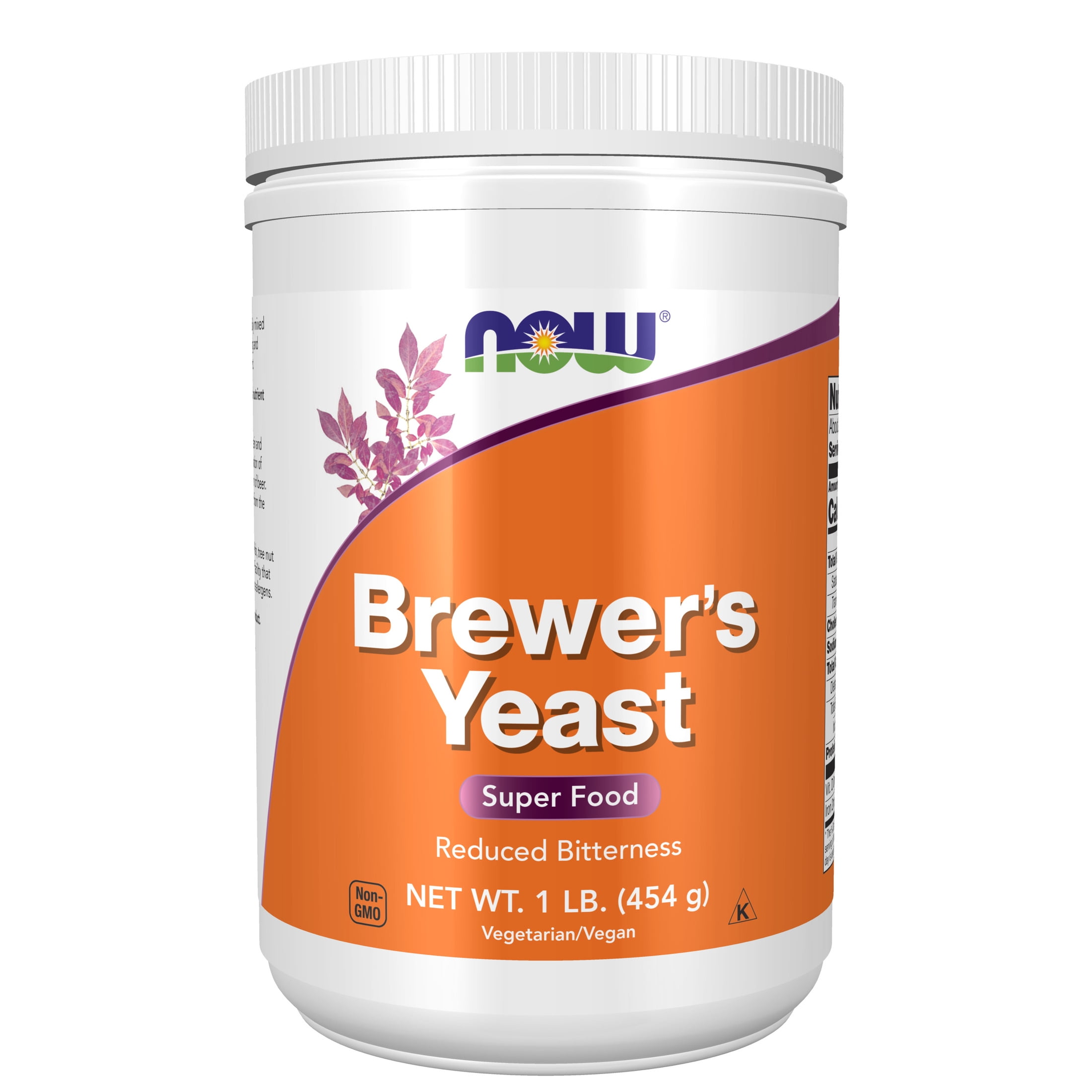 NOW Supplements, Brewer's Yeast Powder with naturally occurring Protein and B-Vitamins, 1-Pound