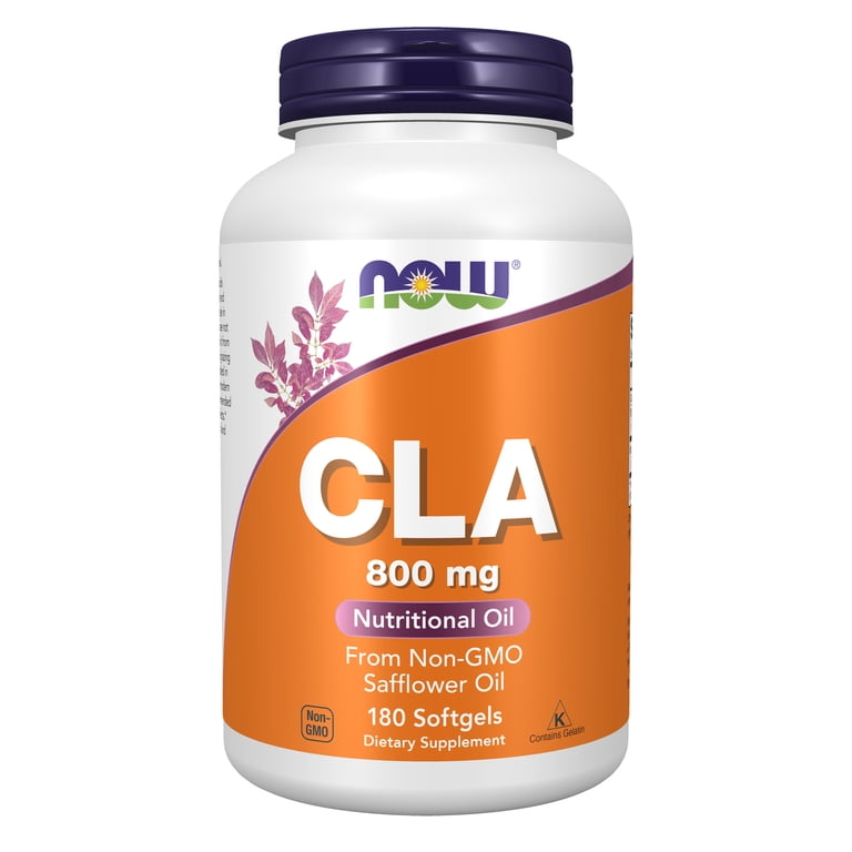 NOW Supplements, CLA 800 mg, Nutritional Oil, 180 Softgels