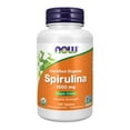 thumbnail image 1 of NOW Supplements, Certified Organic, Spirulina 1000 mg (Double Strength), Rich in Beta-Carotene (Vitamin A) and B-12 with naturally occurring GLA , 120 Tablets, 1 of 9