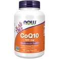 thumbnail image 1 of NOW Supplements, CoQ10 100 mg with Hawthorn Berry, Pharmaceutical Grade, All-Trans Form produced by Fermentation, 180 Veg Capsules, 1 of 8