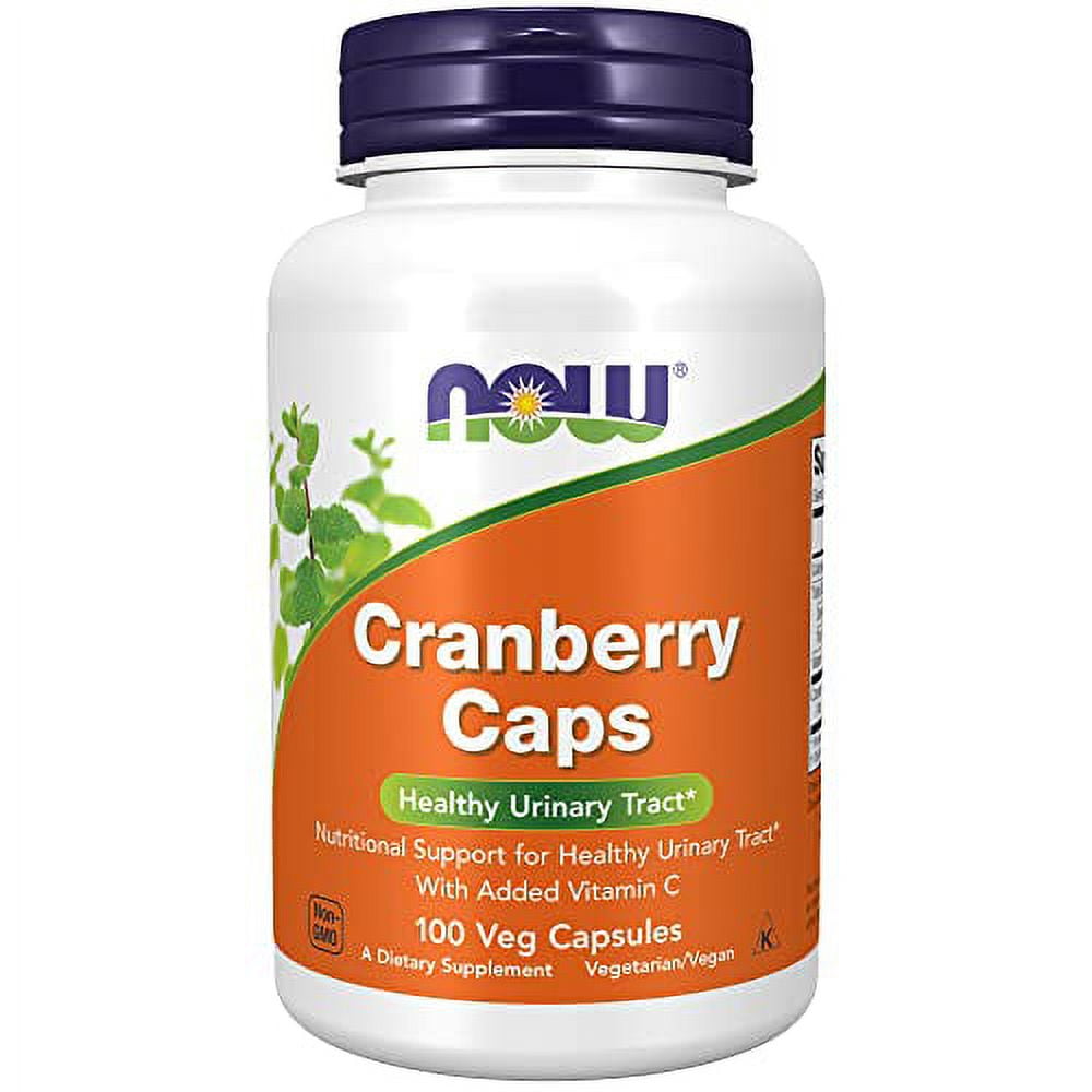 NOW Supplements, Cranberry Caps with Added Vitamin C, Healthy Urinary
